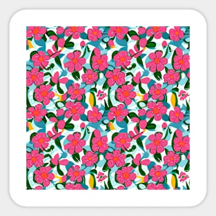 Flower Pattern - Spring Beautiful Flowers Sticker